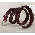 Strong in quality handmade braided genuine leather belt